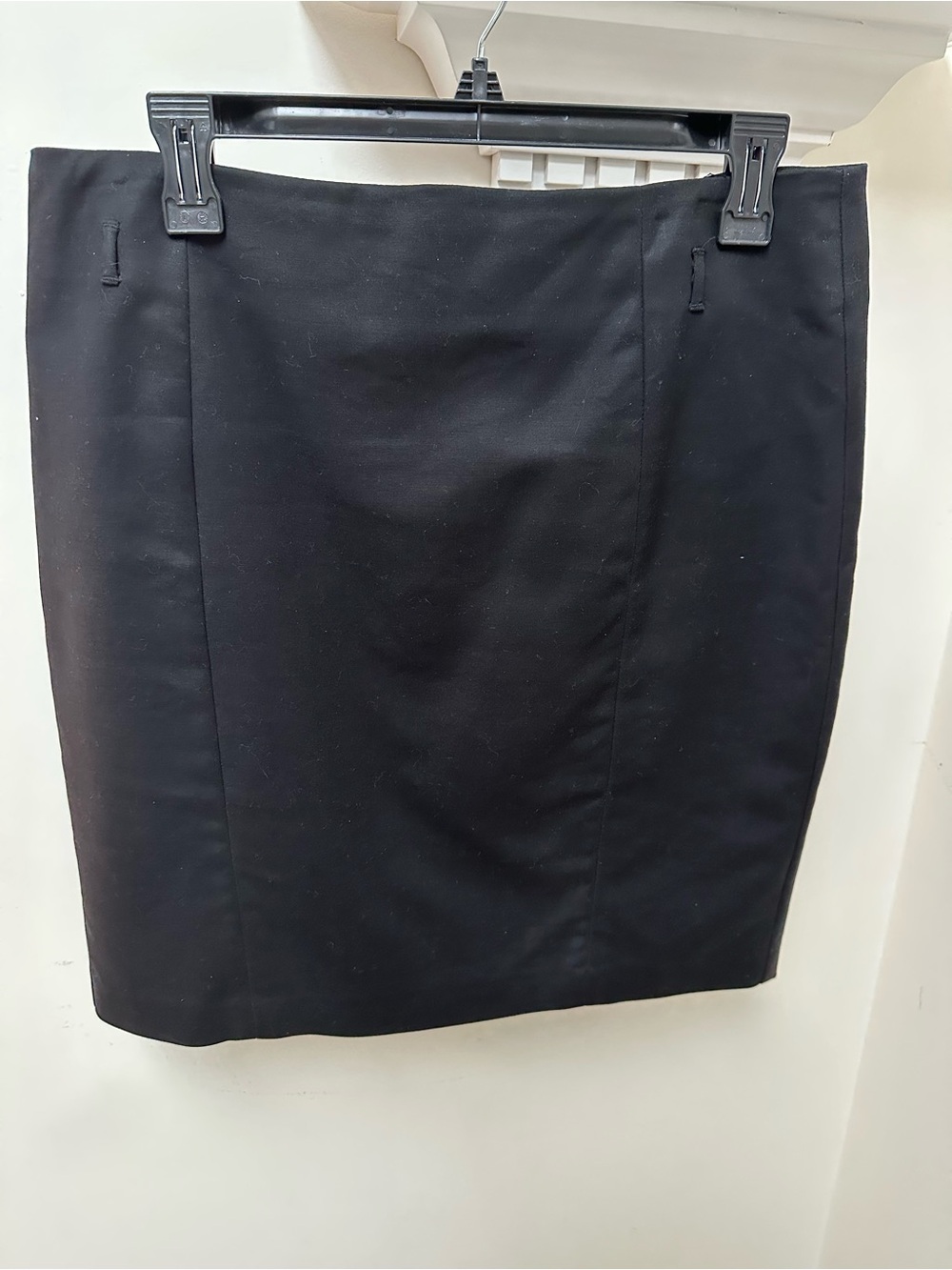 Calvin Klein Black Tailored Pencil Skirt